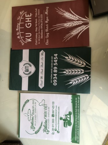 in bao giấy đựng bánh mì