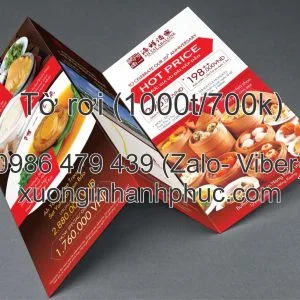 In tờ rơi - tờ gấp - brochure