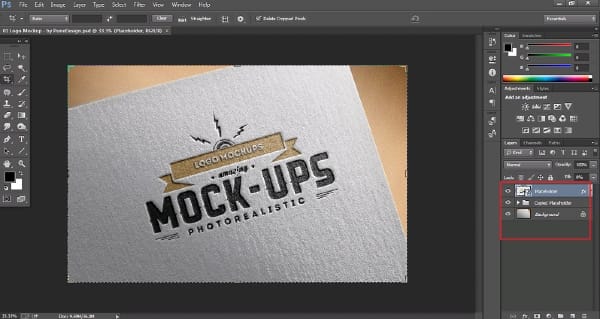 Thiết kế mockup trên phần mềm đồ họa Photoshop