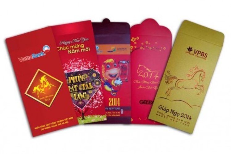 In bao lì xì 23 Bao lì xì của các ngân hàng