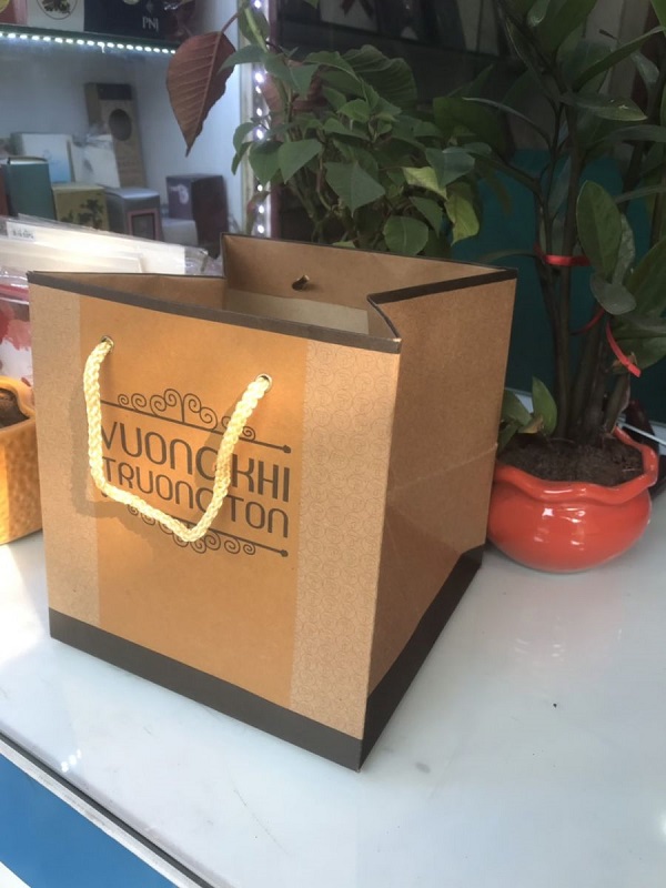 Hình 1. Mẫu túi giấy được in tại Xưởng In Hạnh Phúc