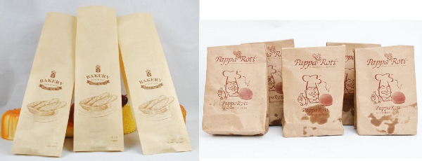 Túi giấy thường mang hình dạng thuôn, có kích thước vừa đủ 1 ổ bánh mì tiêu chuẩn