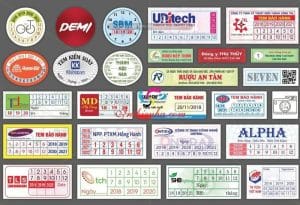 In tem vỡ bảo hành đẹp chất lượng.