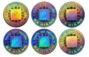 Tem bảo hành 7 màu cao cấp.