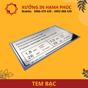 Tem bạc giá tốt.