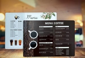 In menu nhựa chống nước