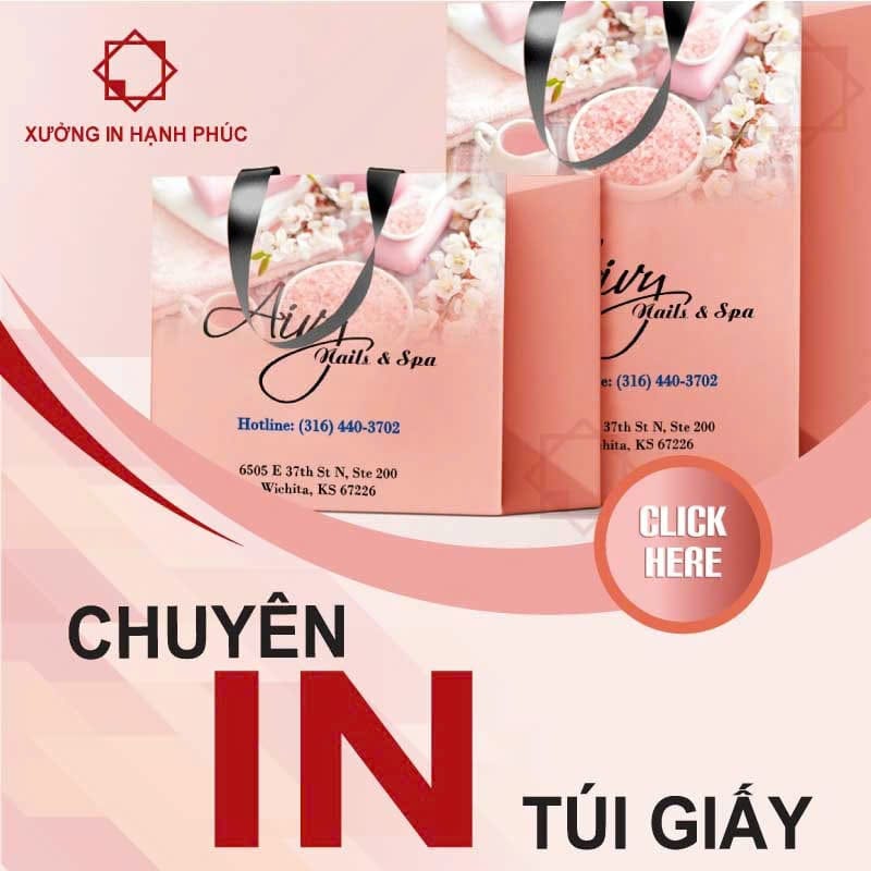 In túi giấy số lượng ít HCM cho shop thời trang