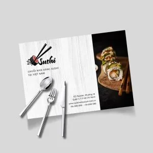 Mẫu in menu lót bàn đẹp